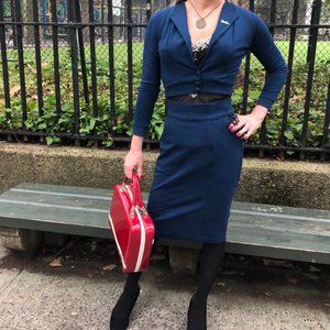 Matching set. Blazer and pencil skirt (WITH POCKETS). M Heart of Haute